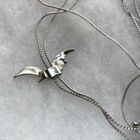 Adorable Avon Bird in Flight Lariat necklace - Picture 4 of 4